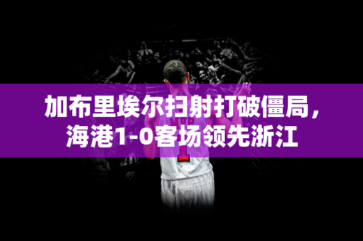 加布里埃尔扫射打破僵局，海港1-0客场领先浙江