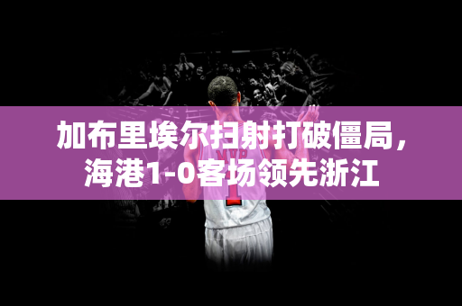 加布里埃尔扫射打破僵局，海港1-0客场领先浙江